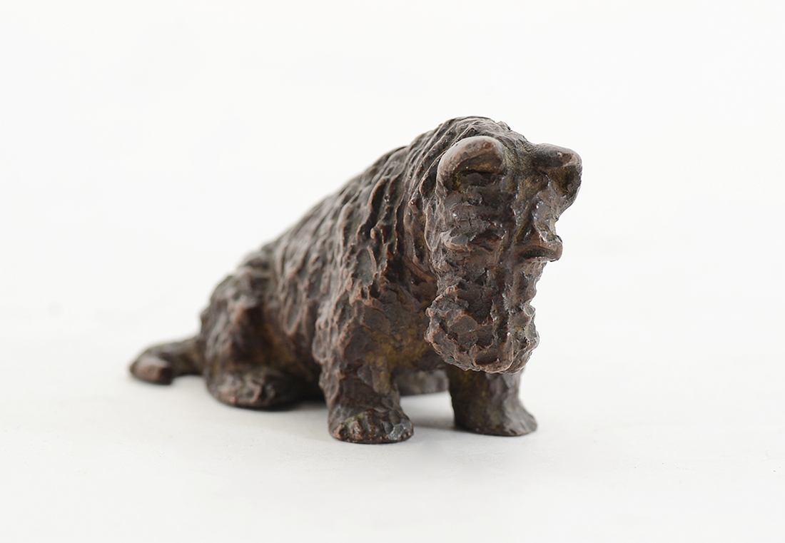 Appraisal: KIRMSE Marguerite American - Scottish Terrier Bronze '' h x