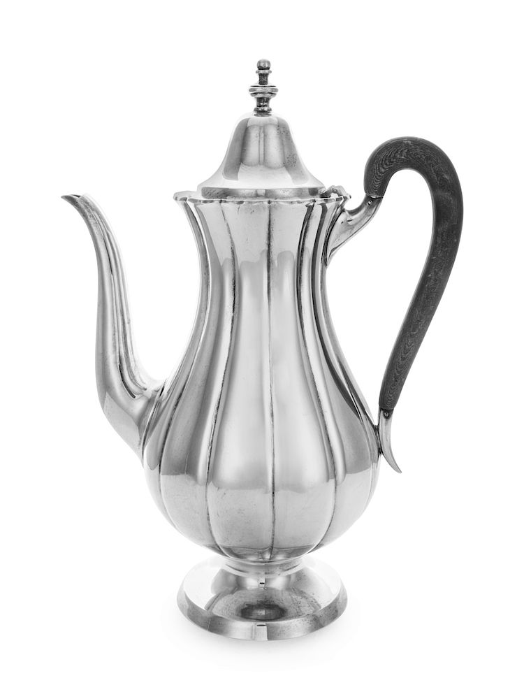 Appraisal: An American Silver Coffee Pot An American Silver Coffee Pot