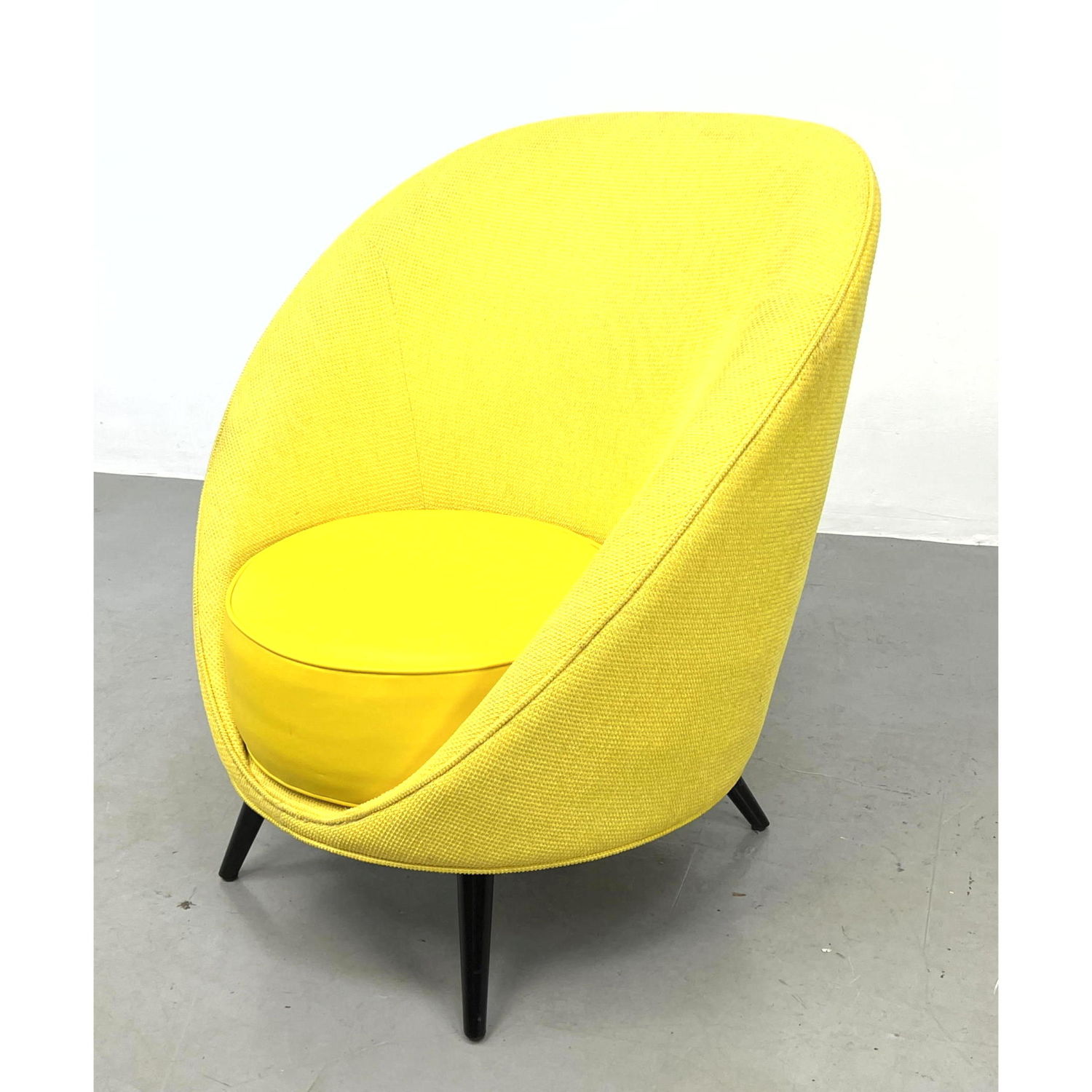 Appraisal: Ico Parisi Style Egg chair Italian Modern Lounge Chair Dimensions