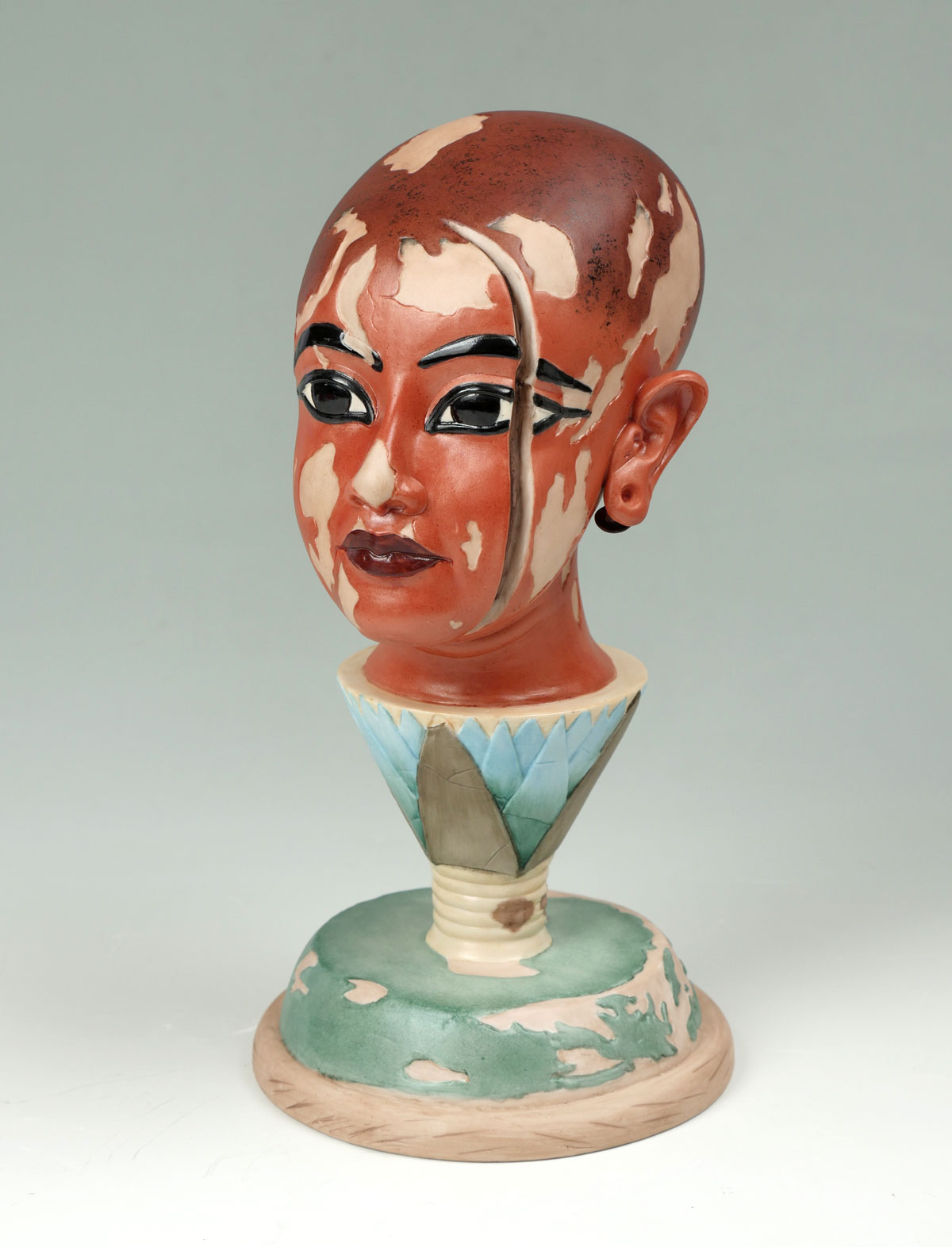 Appraisal: BOEHM CHILD KING Modeled head of the Child King Tut