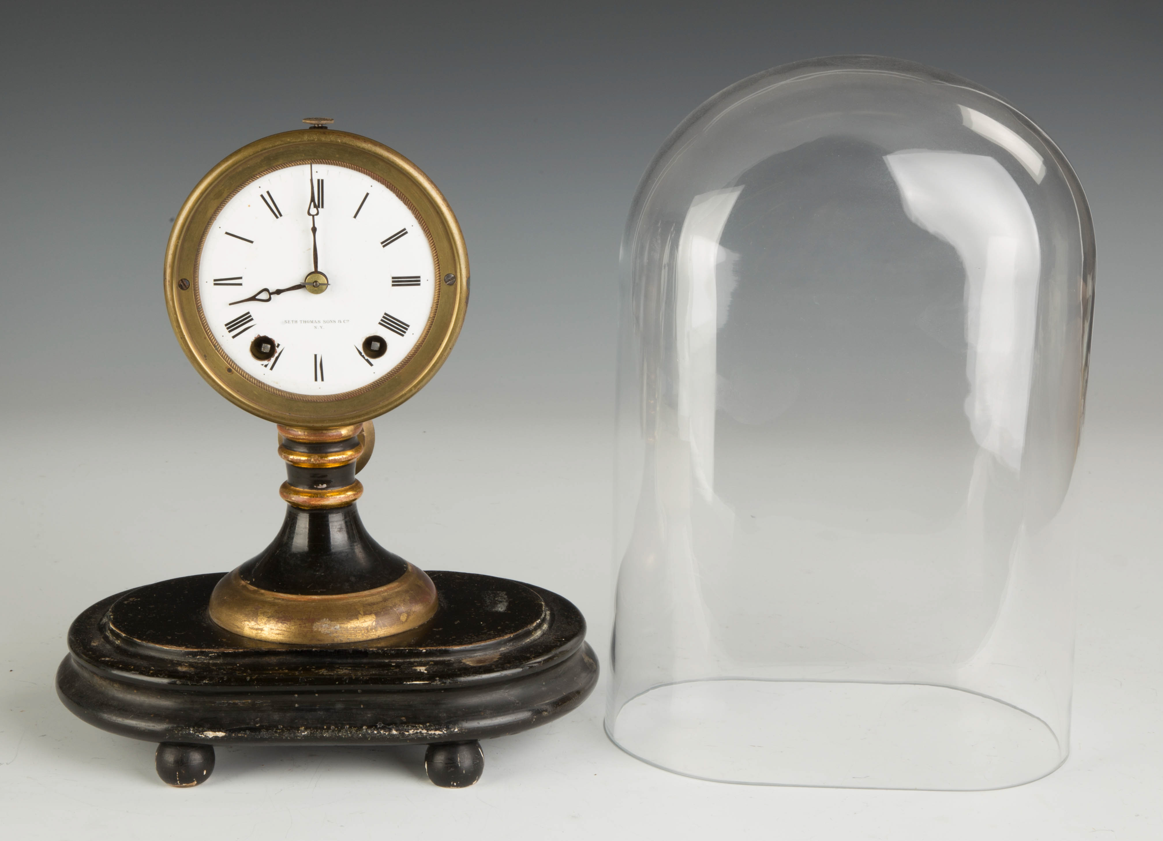 Appraisal: Seth Thomas Candlestick Clock Time and strike movement