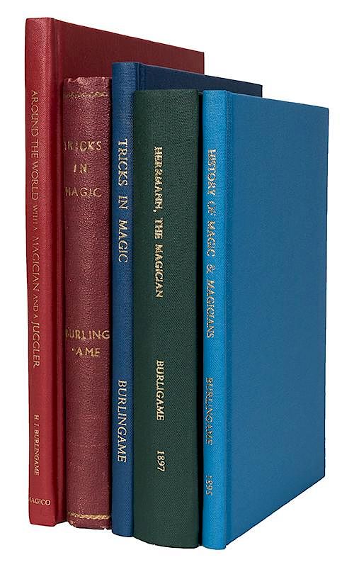 Appraisal: Five Volumes on Magic by Burlingame Burlingame H J Five