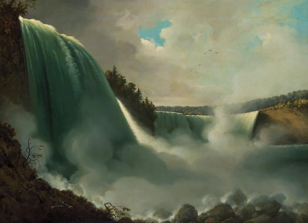 Appraisal: JOHN VANDERLYN American - Niagara Falls from American Side oil