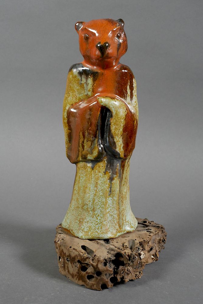 Appraisal: Florida Pottery Chinese New Year Figurine A Chinese New Year