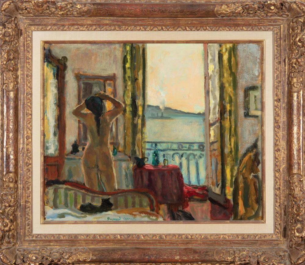 Appraisal: Bernard Lamotte French New York - La Chambre Villefranche oil