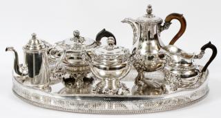 Appraisal: INTERNATIONAL AND OTHER SILVERPLATE COFFEE SERVICE INTERNATIONAL AND OTHER SILVERPLATE