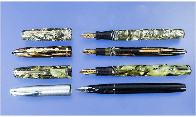 Appraisal: Mixed Lot Of Pens A Sheaffer Balance AmericanC s Long