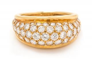 Appraisal: An Karat Yellow Gold and Diamond Band dwts An Karat