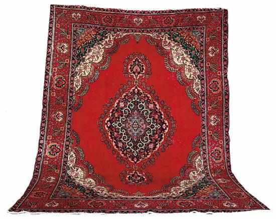 Appraisal: Persian Tabriz carpet ' '' x ' ''