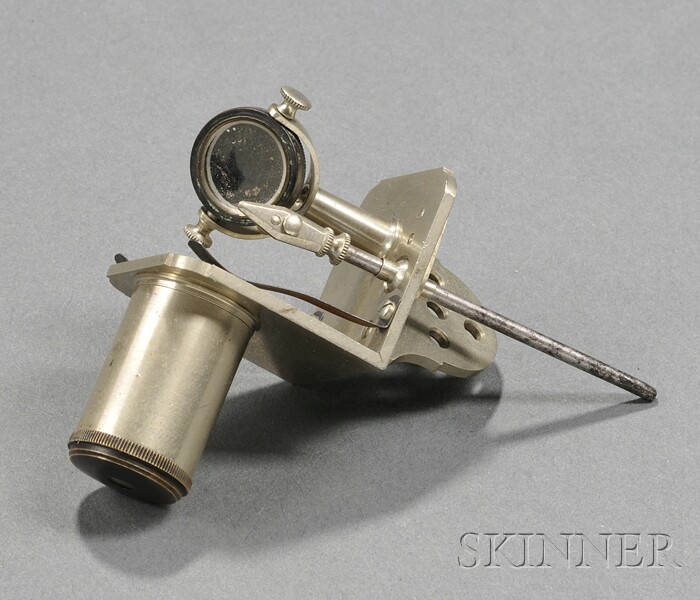 Appraisal: Silver Miniature Microscope John Browning London England c called Browning's