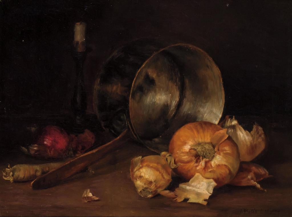 Appraisal: IDA PULIS LATHROP American - Spanish Onions oil on canvas