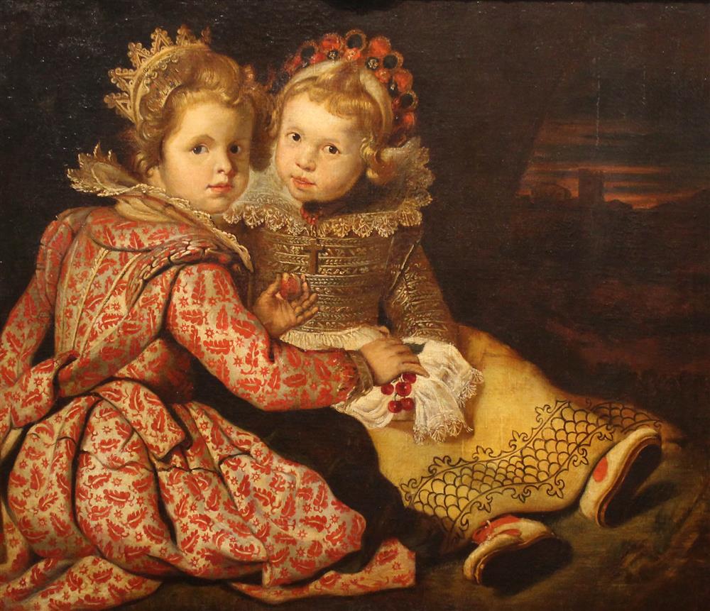 Appraisal: AFTER CORNELIS DE VOS DUTCH TH TH CENTURY TWO YOUNG