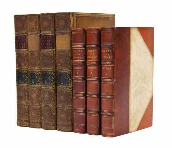 Appraisal: BOOKS ABOUT BOOKS Two sets of works in seven volumes