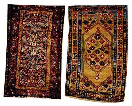 Appraisal: Persian Tribal carpets ' '' x ' '' and '