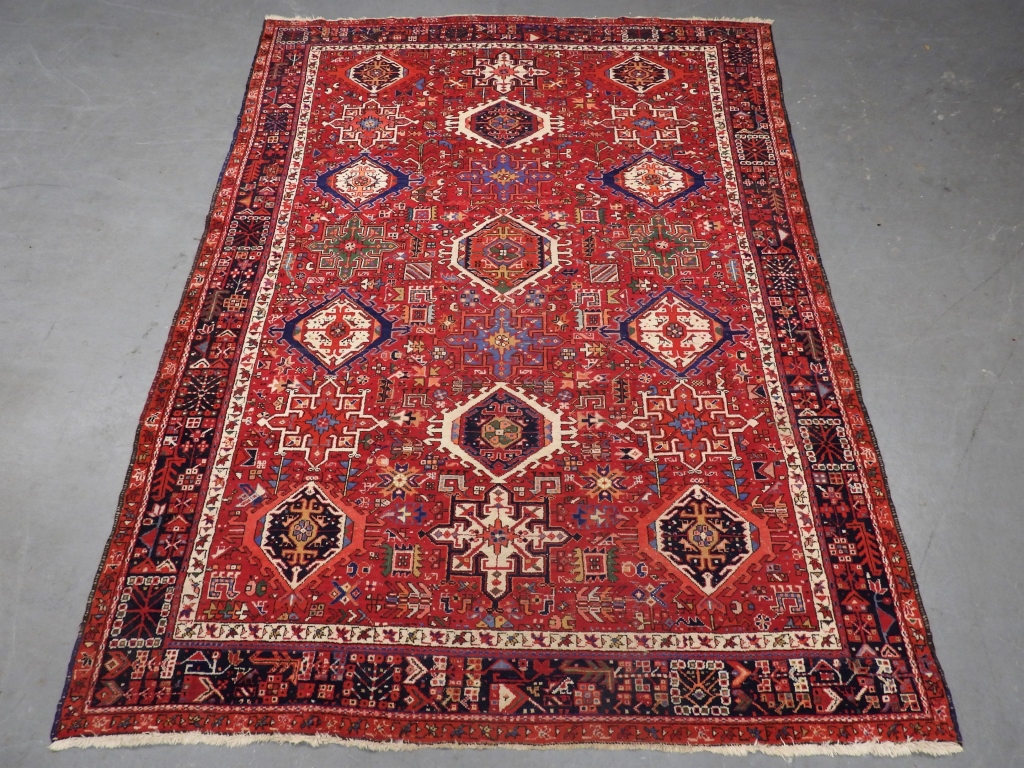 Appraisal: ROOM SIZE MIDDLE EASTERN RED RUG Middle East th CenturyRed