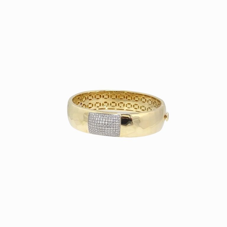 Appraisal: Roberto Coin ct Diamond Bracelet Roberto Coin Womens Bangle Bracelet