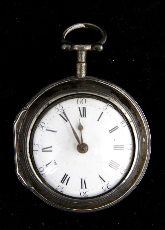 Appraisal: An th Century pair cased pocket watch the outer case