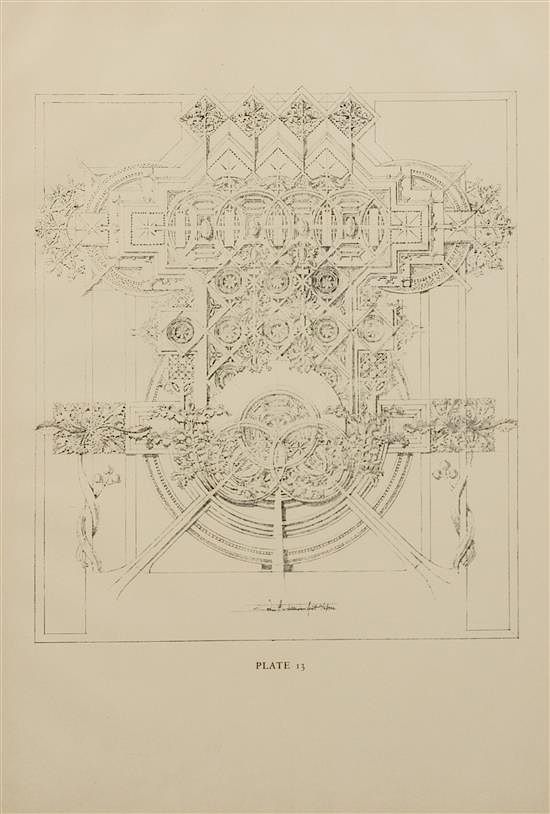 Appraisal: ARCHITECTURE -- SULLIVAN Louis Henry - A System of Architectural