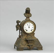 Appraisal: Mitchell Vance Mantle Clock ca late th Century An Egyptian