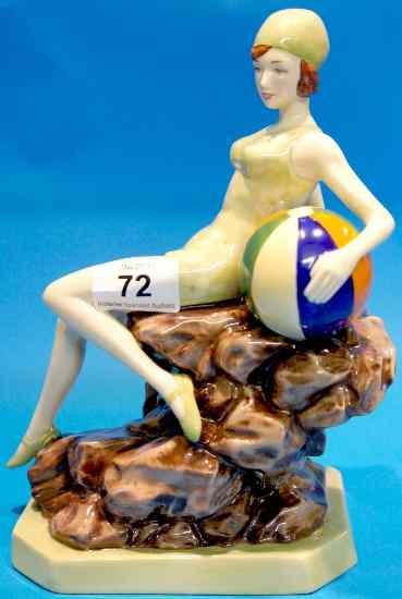 Appraisal: Peggy Davies Kevin Francis Figure Beach Belle Limited Edition of