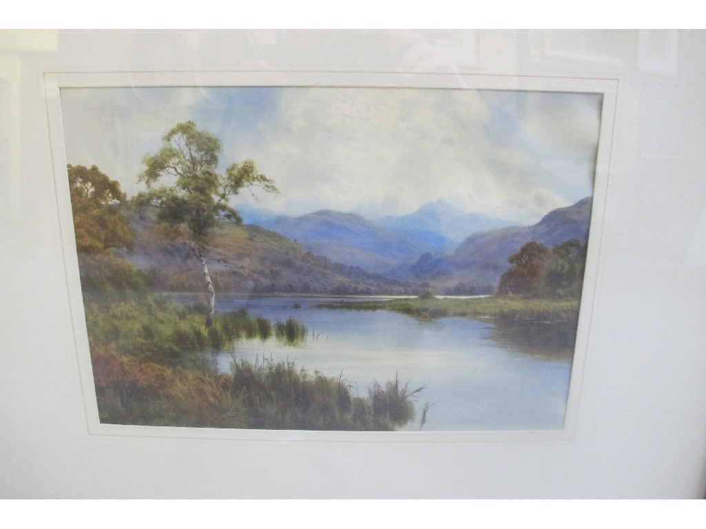 Appraisal: DONALD A PATON Watercolour 'Autumn on Loch Tay' signed recto