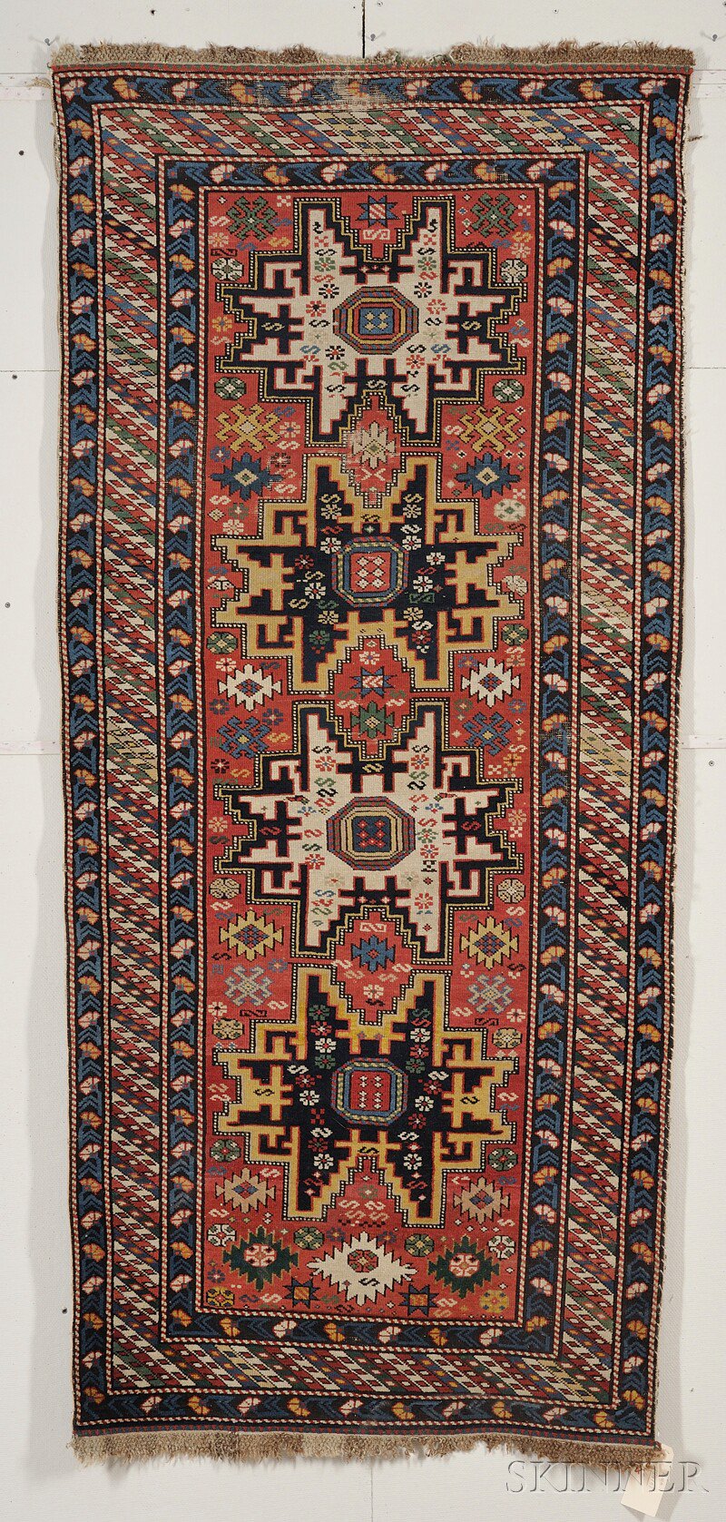 Appraisal: Kuba Long Rug Northeast Caucasus last quarter th century the