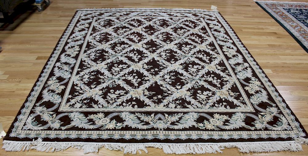 Appraisal: Vintage And Finely Hand Woven Carpet From a Stamford CT