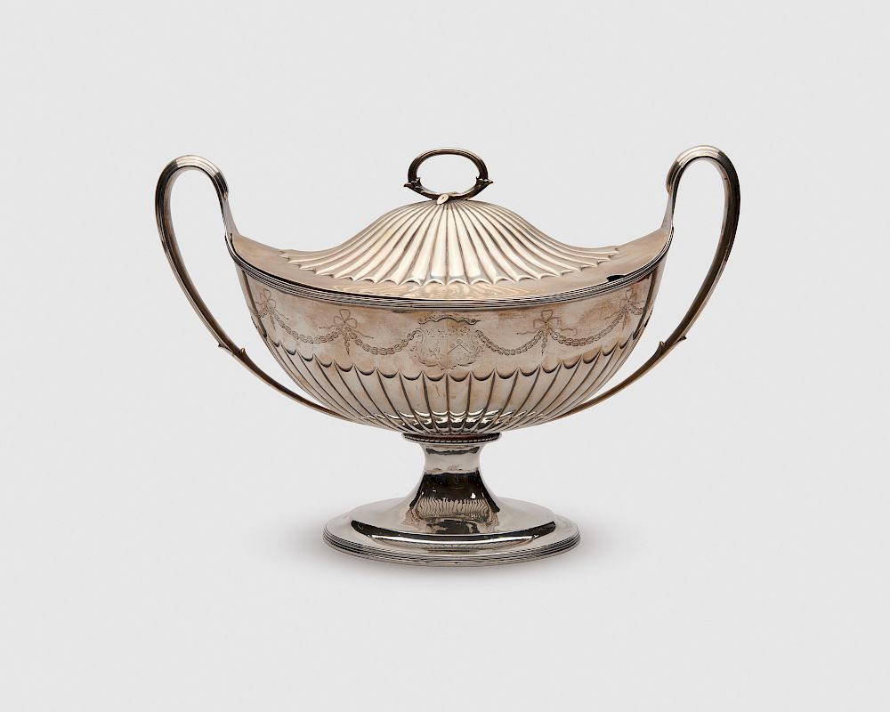 Appraisal: PAUL STORR George III Silver Tureen and Cover London PAUL