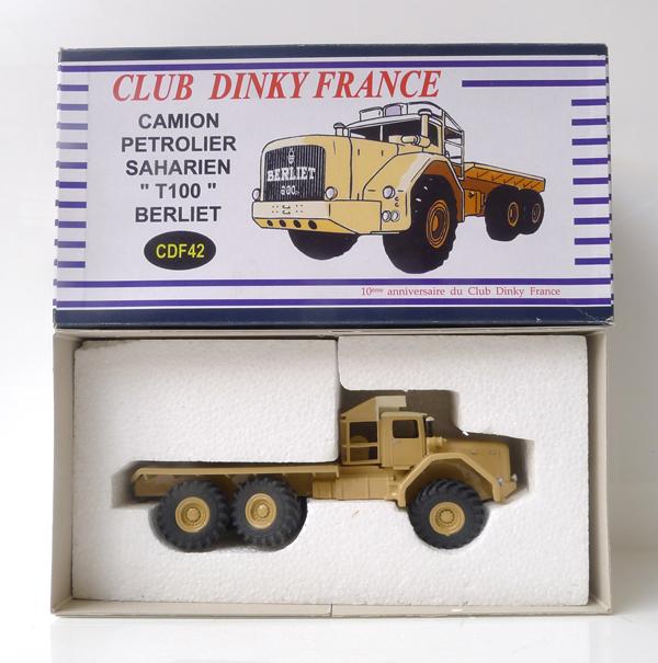 Appraisal: CLUB DINKY FRANCE CDF CAMION PETROLIER SAHARIEN 'T ' BERLIET