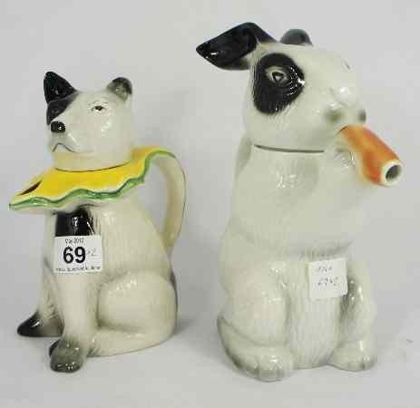 Appraisal: Tony Wood Character Tea Pots depicting a Rabbit with a