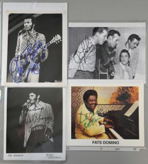 Appraisal: Rock 'n' Roll - A collection of four signed stills