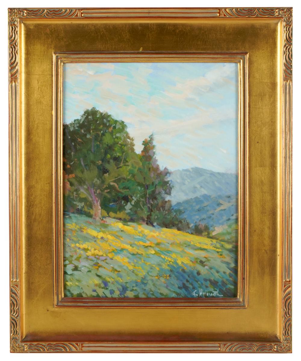 Appraisal: FELICE HROVAT TH ST CENTURY CALIFORNIA LANDSCAPEoil on canvas board