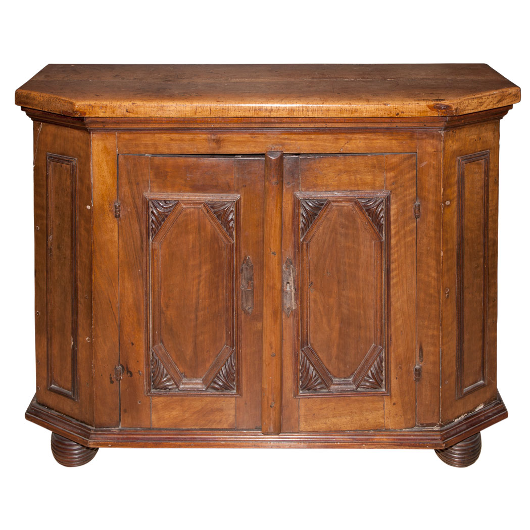 Appraisal: Northern European Oak Cabinet th Century The rectangular top with