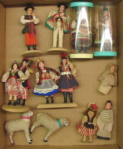 Appraisal: Lot of mini dolls German doll house doll of woman