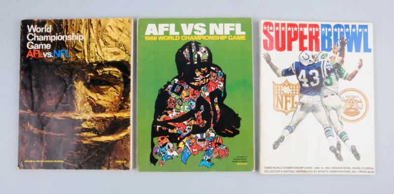 Appraisal: Super Bowl Program Complete Run - This lot includes every