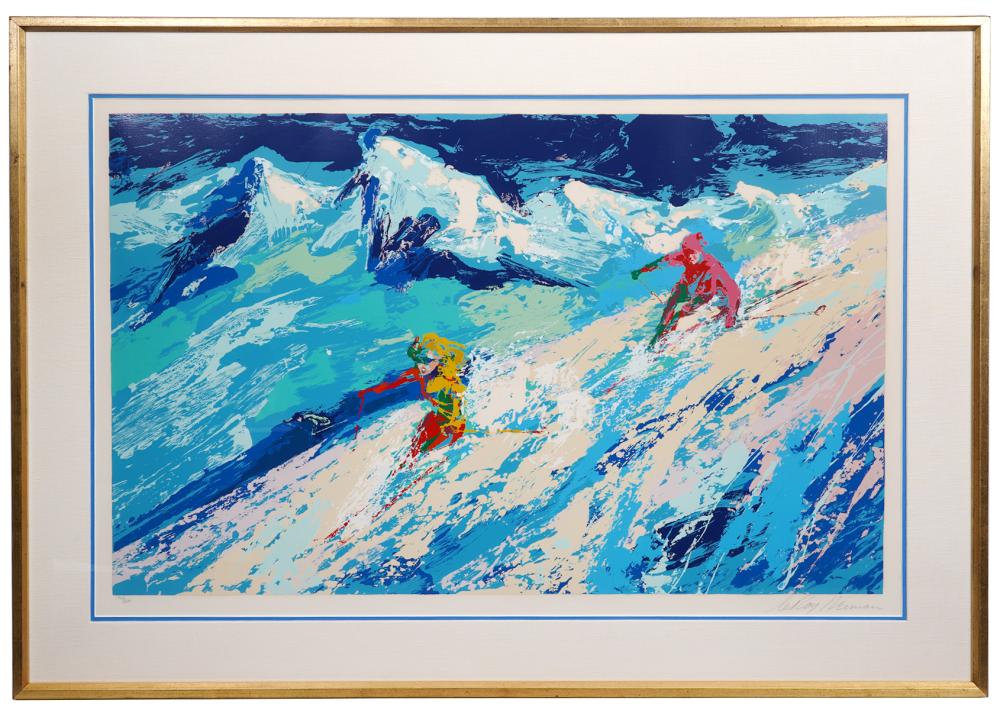 Appraisal: LEROY NEIMAN 'DOWNERS ' SERIGRAPHLeroy Neiman American - 'Downers '