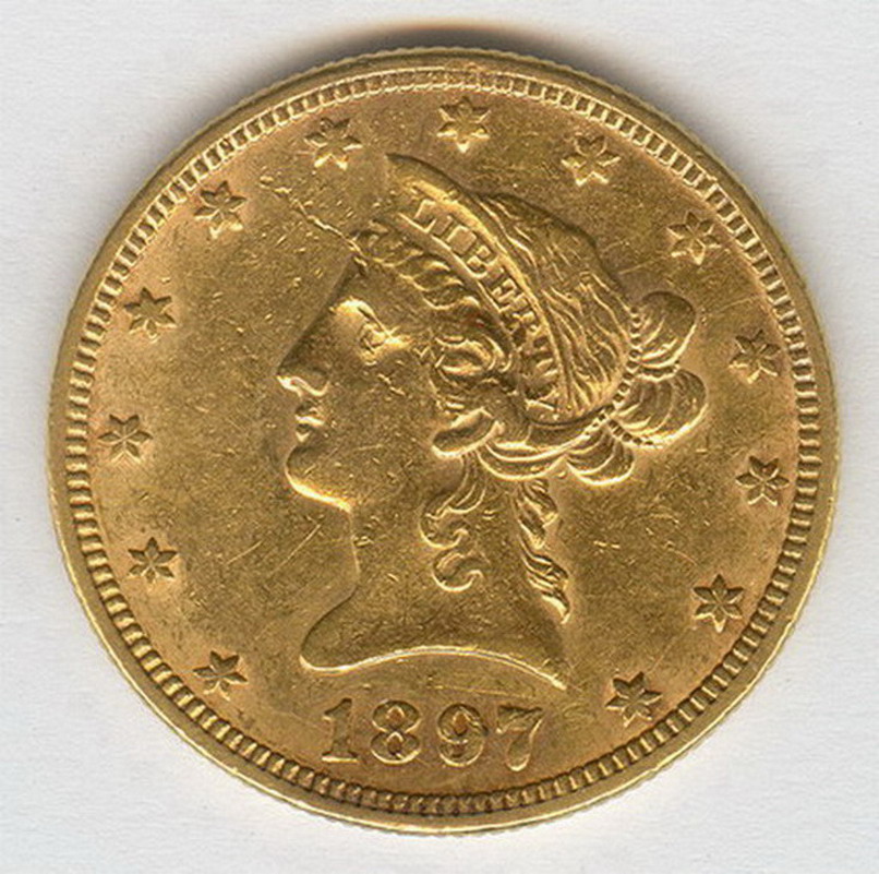 Appraisal: U S GOLD TEN DOLLAR EAGLE Estate coin