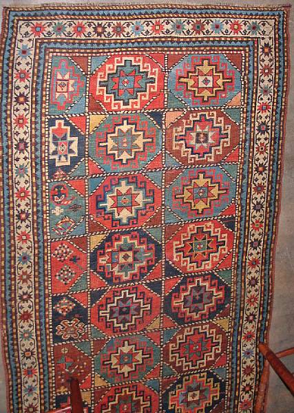 Appraisal: A Kazak rug Caucasus size approximately ft in x ft