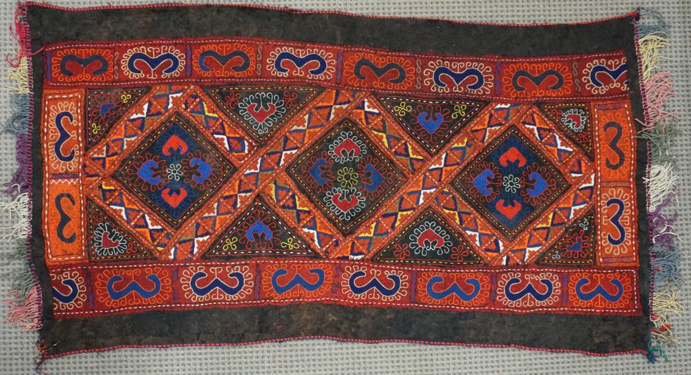 Appraisal: CENTRAL ASIAN WOOL FELT CARPET FT X FT INCentral Asian