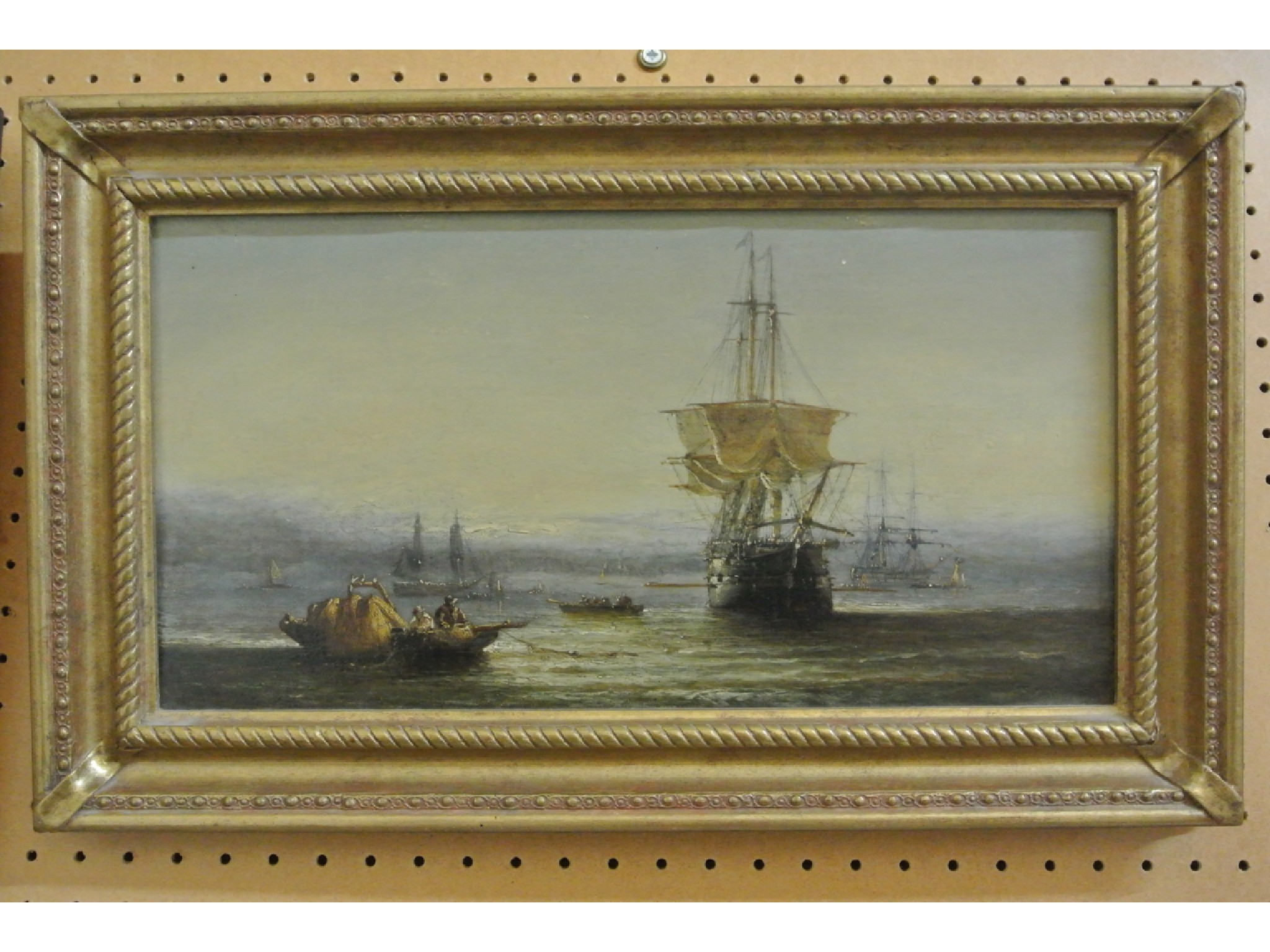 Appraisal: A th century oil painting on canvas by William Calcott