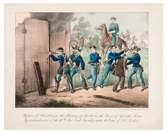 Appraisal: CIVIL WAR - BOOTH John Wilkes Capture of Harrold and