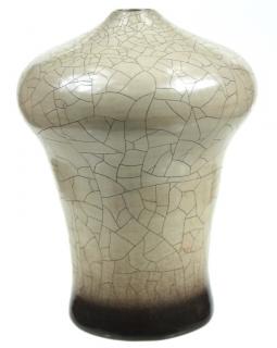 Appraisal: Ceramic Lucho Acler Vase Crackled design Signed Numbered Good condition