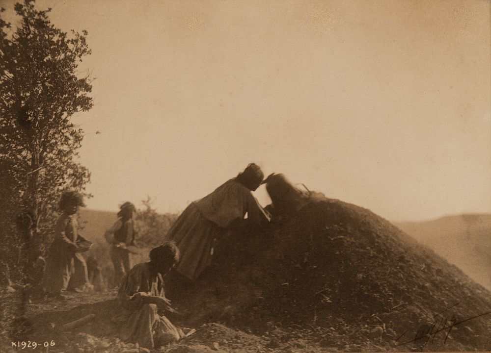 Appraisal: Edward Curtis The Mescal Pit - Apache Edward S Curtis