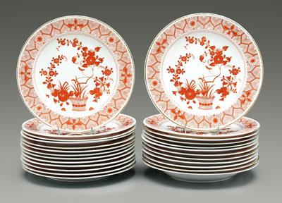 Appraisal: pieces Crown Derby porcelain decorated in the Chinese taste with