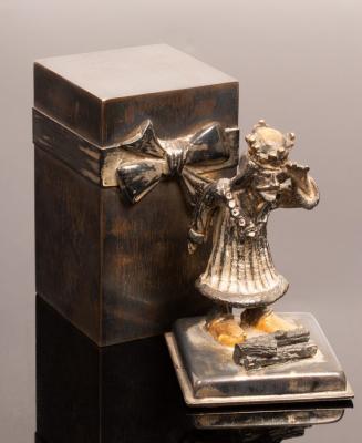 Appraisal: Stuart Devlin - a silver and silver gilt Christmas Carol