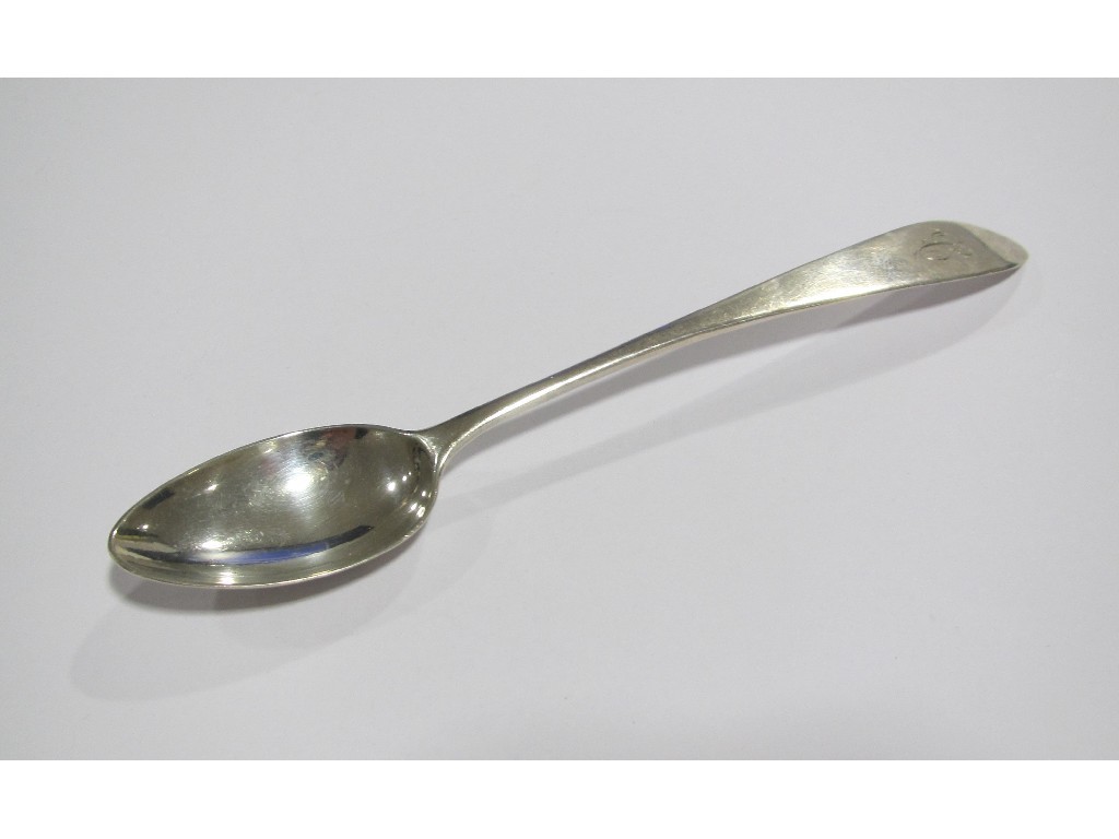 Appraisal: William Byers Banff circa teaspoon inscribed with inital C