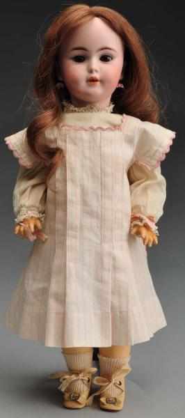 Appraisal: Desirable S H Character Doll Description German bisque socket head