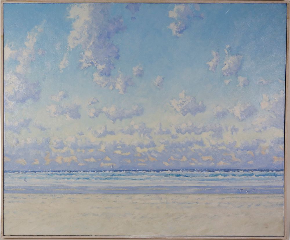 Appraisal: Robert Jones Oil on Canvas Atlantic Shore II Robert Jones