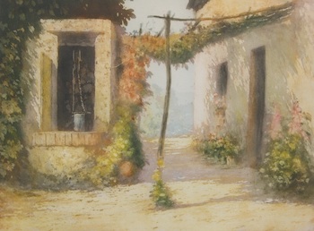 Appraisal: Emile Richard Haumont French th th Century Maison au Soleil