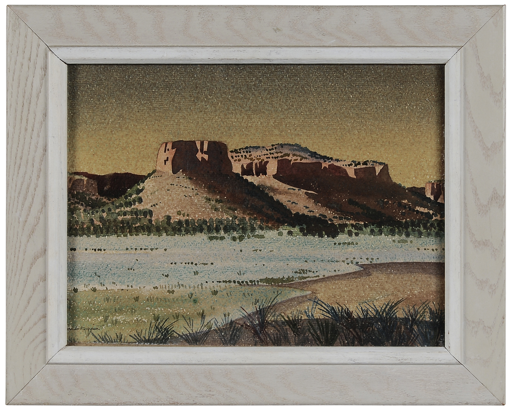 Appraisal: Sandor Bernath American - Mesa Taos New Mexico circa signed